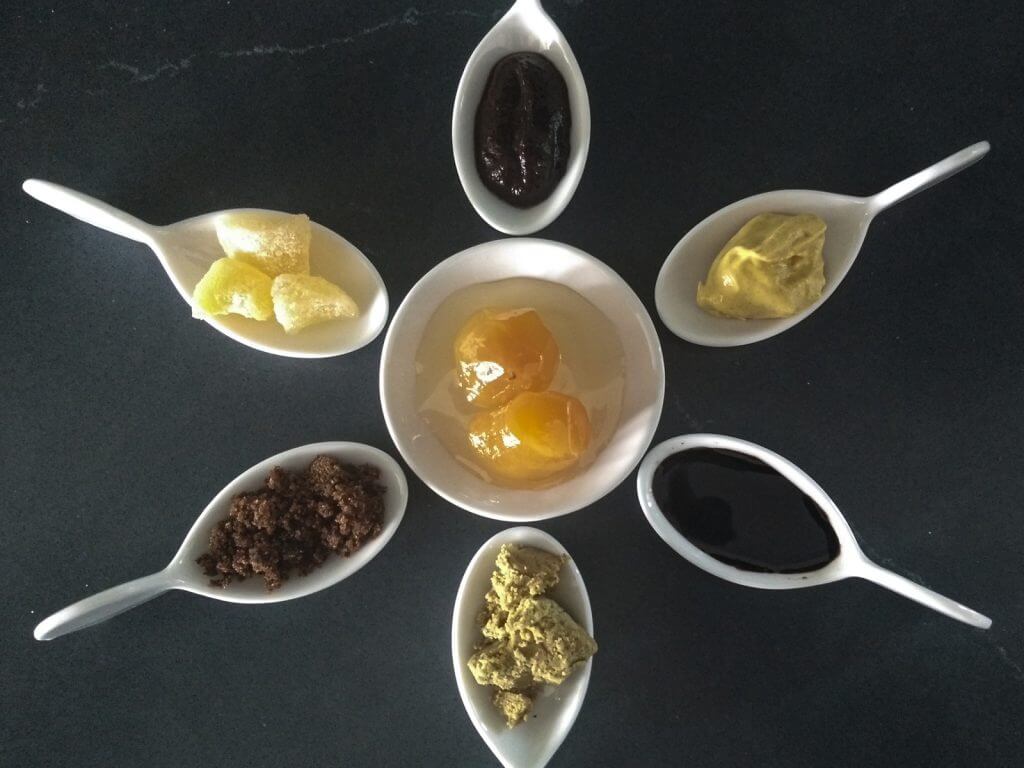 Black garlic sticky ginger marinade