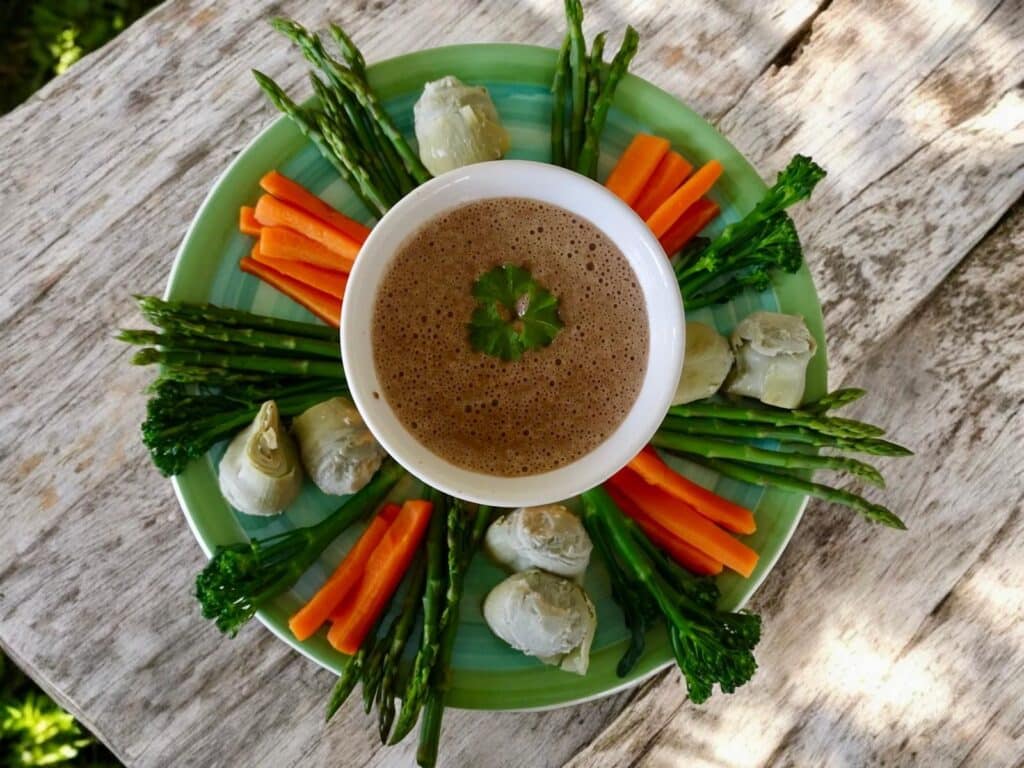 Black Garlic Bagna Cauda Dip
