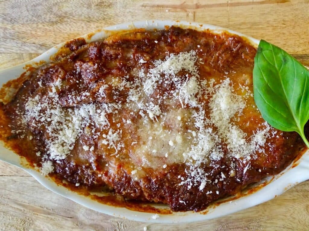 black garlic parmigiana