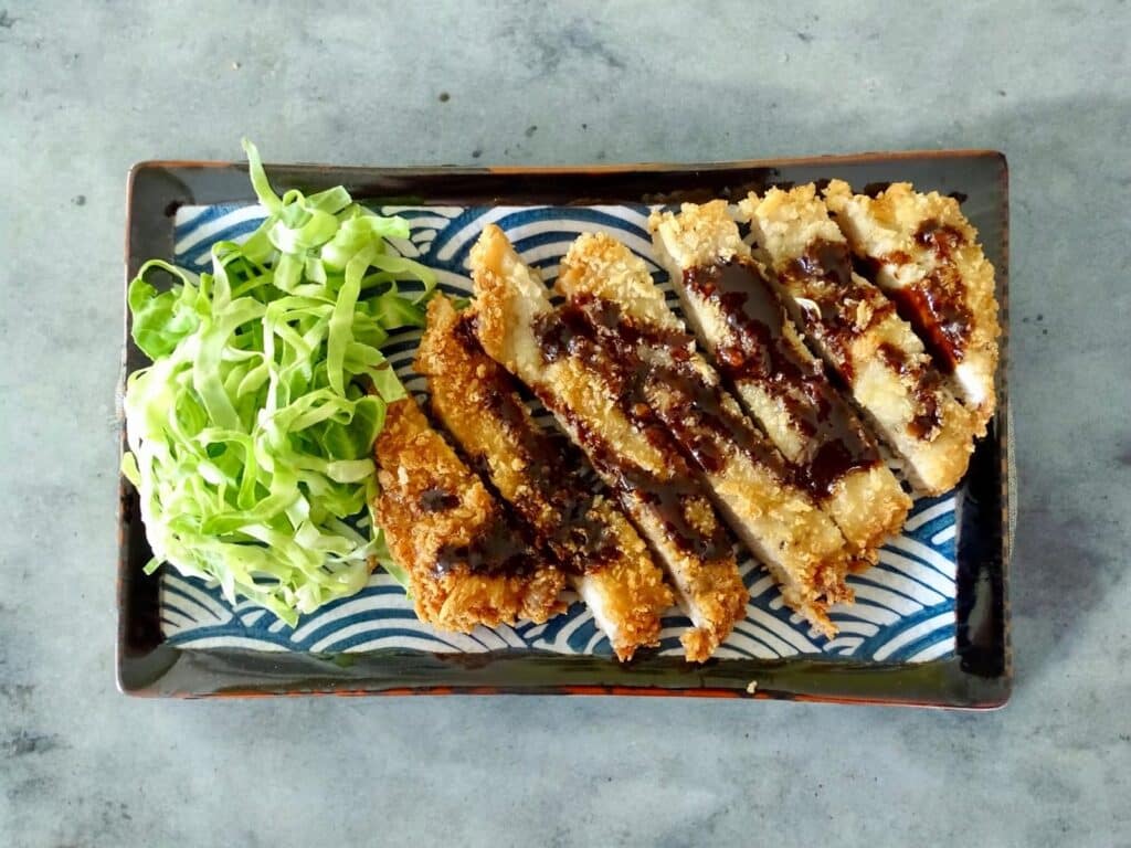 black garlic tonkatsu