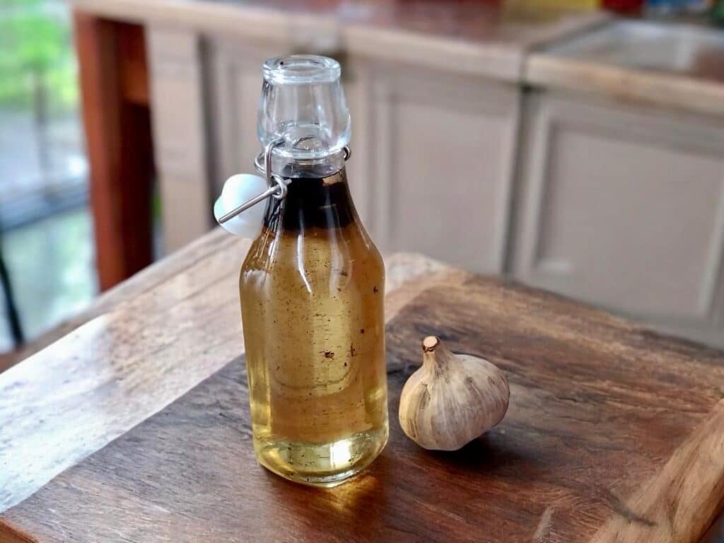 Black Garlic Sugar Syrup