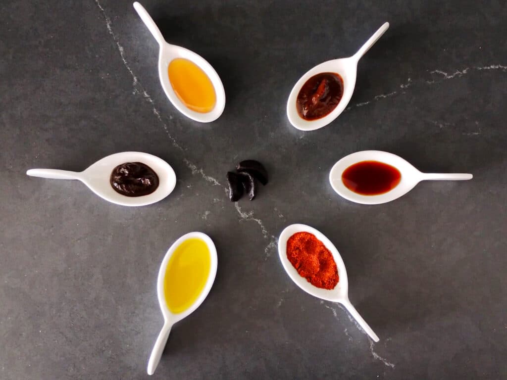 Black Garlic sweet & sour marinade