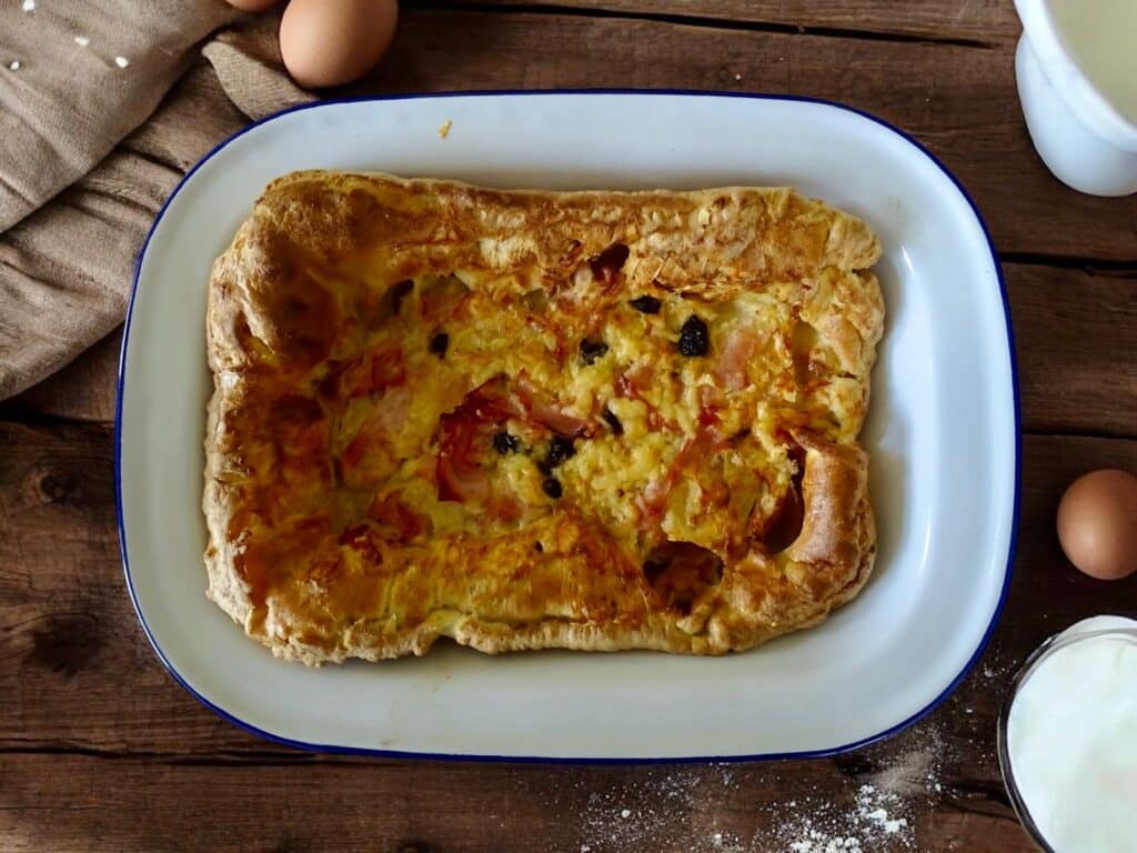 Black garlic Dutch pancakes