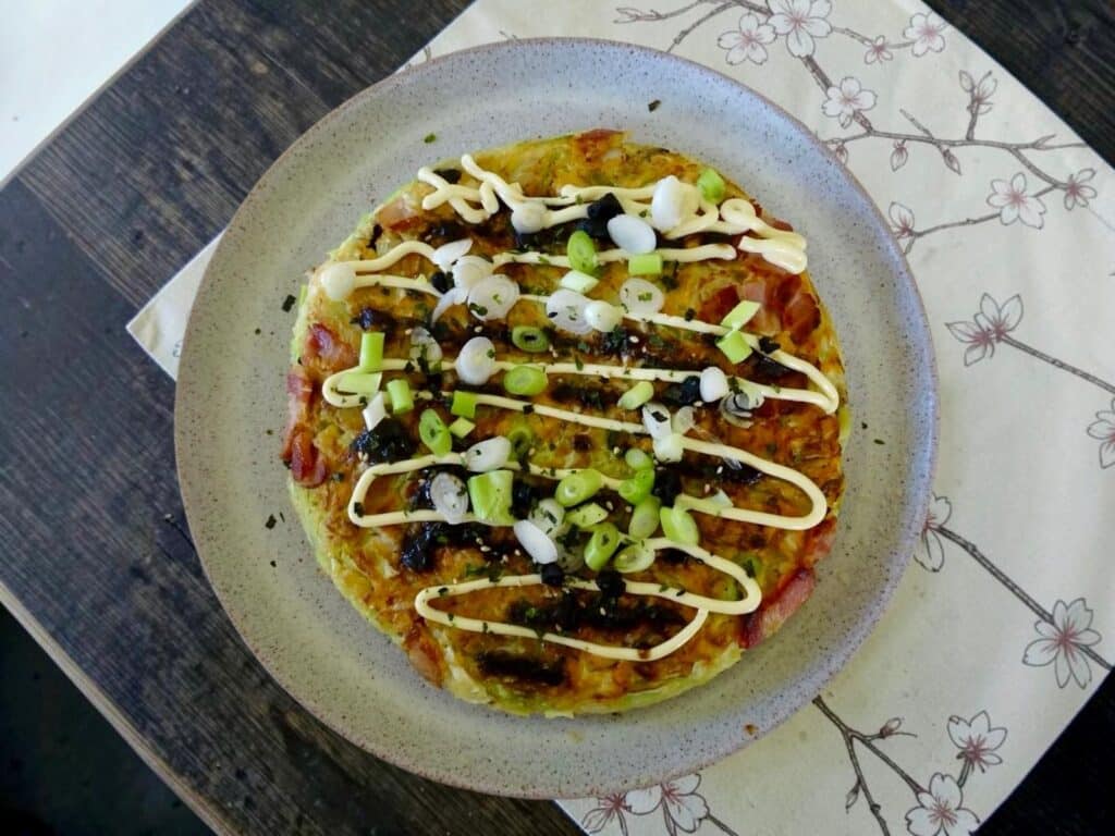 Black Garlic Okonimiyaki